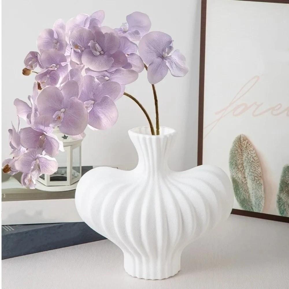 Nordic Style Plastic Vase Minimalist Hydroponic Flower Vase  Living Room Decor