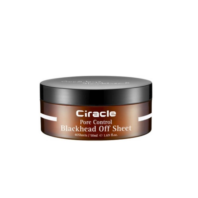 Ciracle Pore Control Blackhead Off Sheet – Deep Pore Sebum Dissolving Treatment – 40 Sheets / 50ml
