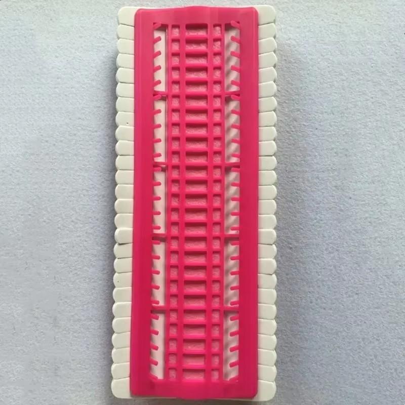 

Органайзер для ниток для вышивания на 50 позиций, инструмент для выравнивания рядов при вышивке крестом, держатель для игл Ewing, инструменты для шитья своими руками, органайзер для вышивания красный