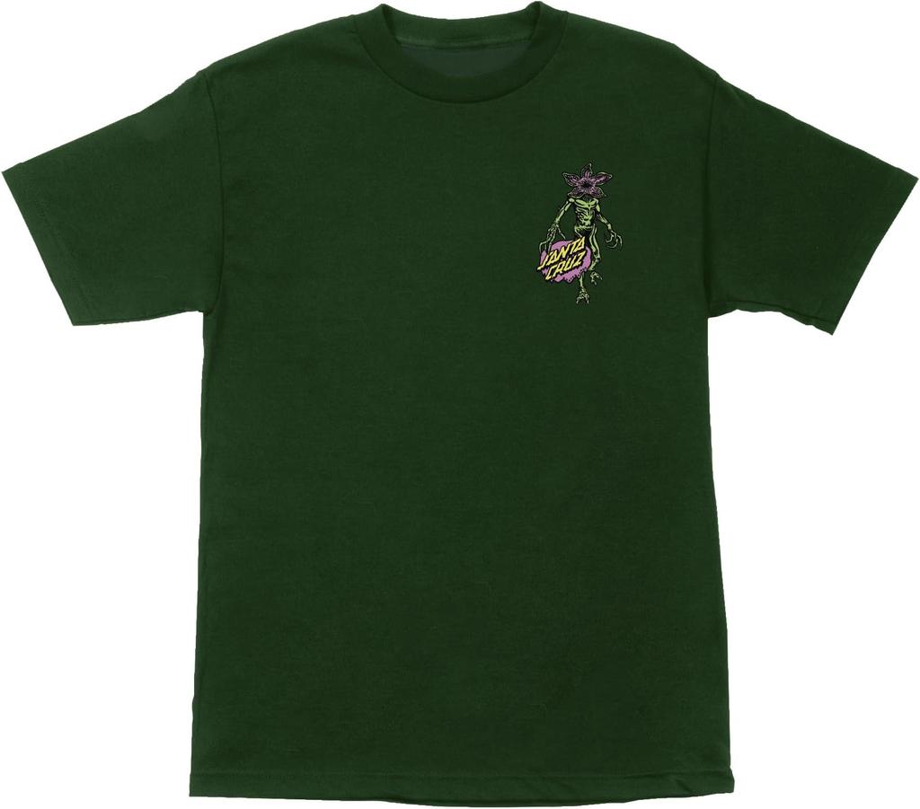 SANTA CRUZ Stranger Things Heavyweight T-Shirt Demogorgon Dot Skate Shirt