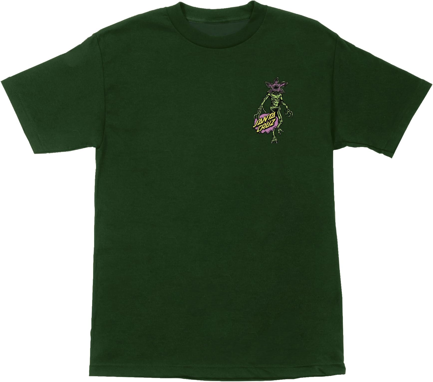 SANTA CRUZ Stranger Things Heavyweight T-Shirt Demogorgon Dot Skate Shirt S