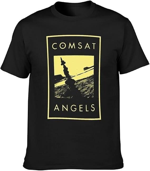 The Comsat Angels Post Punk Band Men  Black BT1089 Unisex T-Shirt S