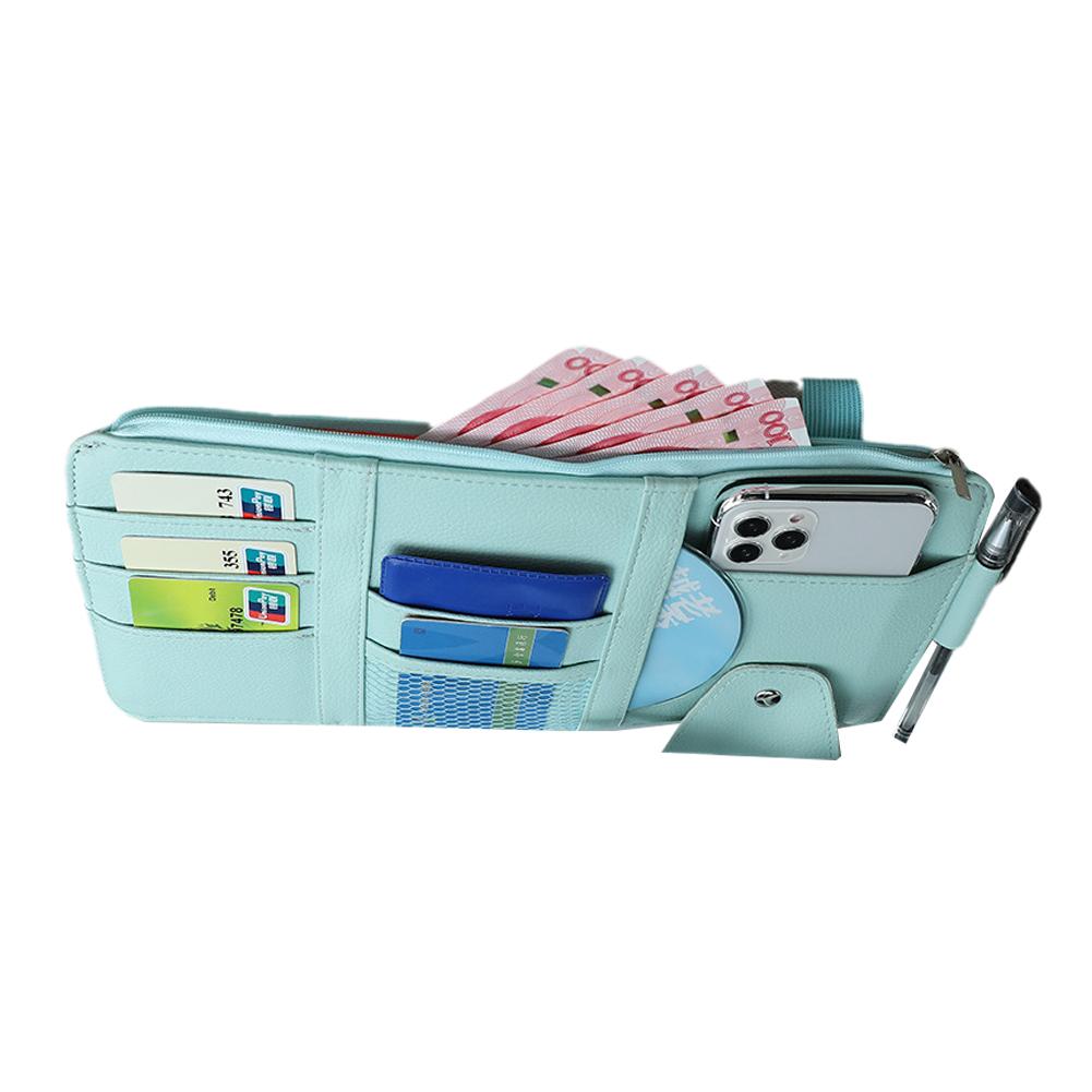 Car Multifunctional Sun Visor Clip Storage Clip Car Card Clip Bag Glasses Card Visor Business Sun Storage Removable Receipt T2Y6