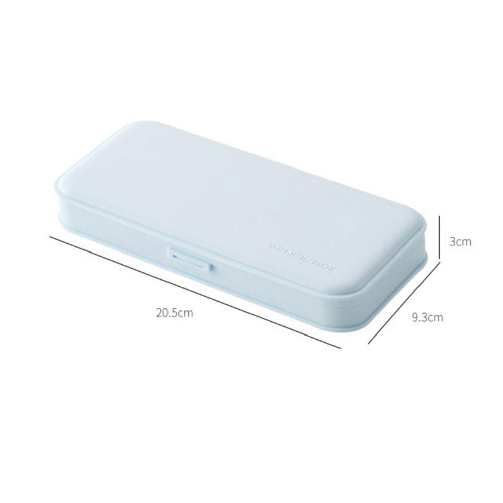 Multifunctional Rectangle Pencil Case Creative Plastic School Office Organizer Storage Supplies for Students
