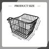 Basket Rear Bike Carbon Steel Convenient Easy To Install Multipurpose Cycling Accessory for