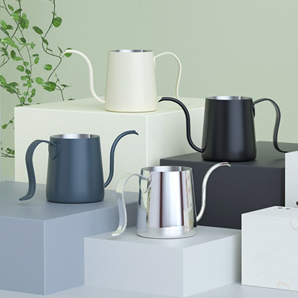 Lange Schmale Tülle Schwanenhals Kaffeekanne 250ml Pour Over Tropfkaraffe Küchengebrauch