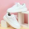 Classic Board Shoes Women Fashion PU Leather Sneakers Men Trendy Flats Casual Versatile Platform Shoes Lace-up Casual Trainers
