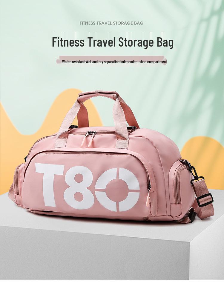 Multifunctional Travel Duffle: Large Capacity Gym Bag with Shoe Compartment, Ideal for Short Trips and Storage.