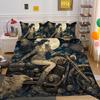 3D Beauty Skull Printing Bedspreads Twin Size Polyester Home Bedding Set Boy High Quality Home Duvet Cover Set