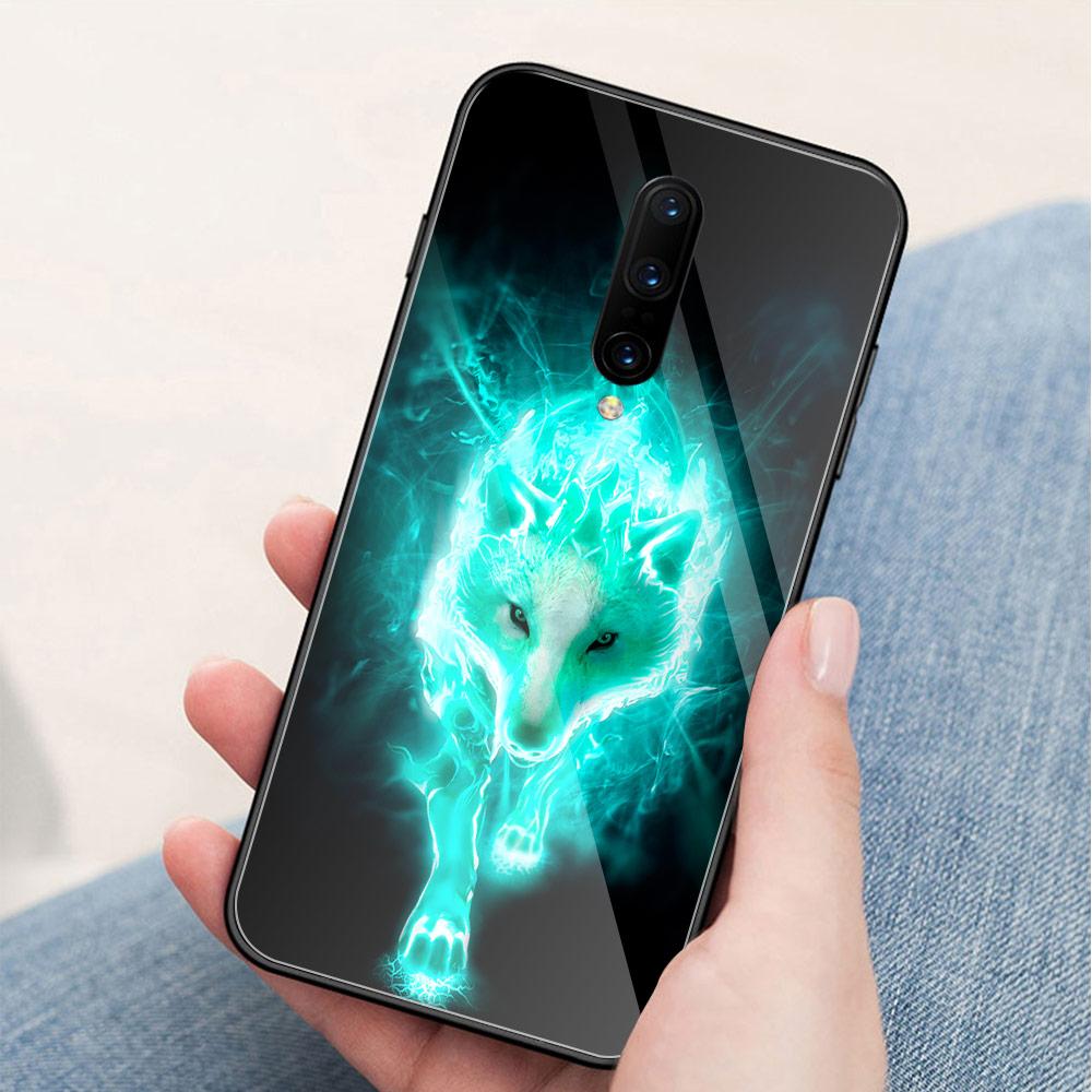 

Чехол Oneplus 7pro, стеклянная задняя крышка, милый чехол с изображением лисы, чехол Oneplus 5t для Oneplus 1+ 5 5T 6 Oneplus 6 6t 7 pro Oneplus 7