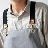 Household Work Apron Multi-Pocket Cooking Aprons Portable BBQ Aprons  Grilling
