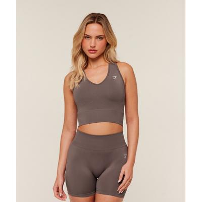 Everyday Seamless Crop Tank Cool Brown B7a3h Nbzg