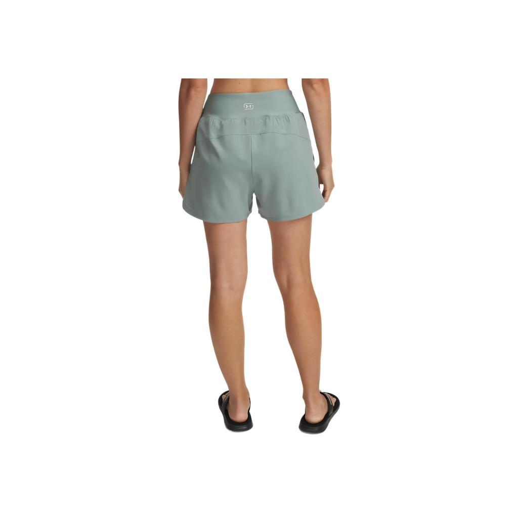 Under Armour Fish Pro Woven Series Comfortable Stylish Fitting Versatile Casual Shorts Women Shorts Light-Green 1383556-348