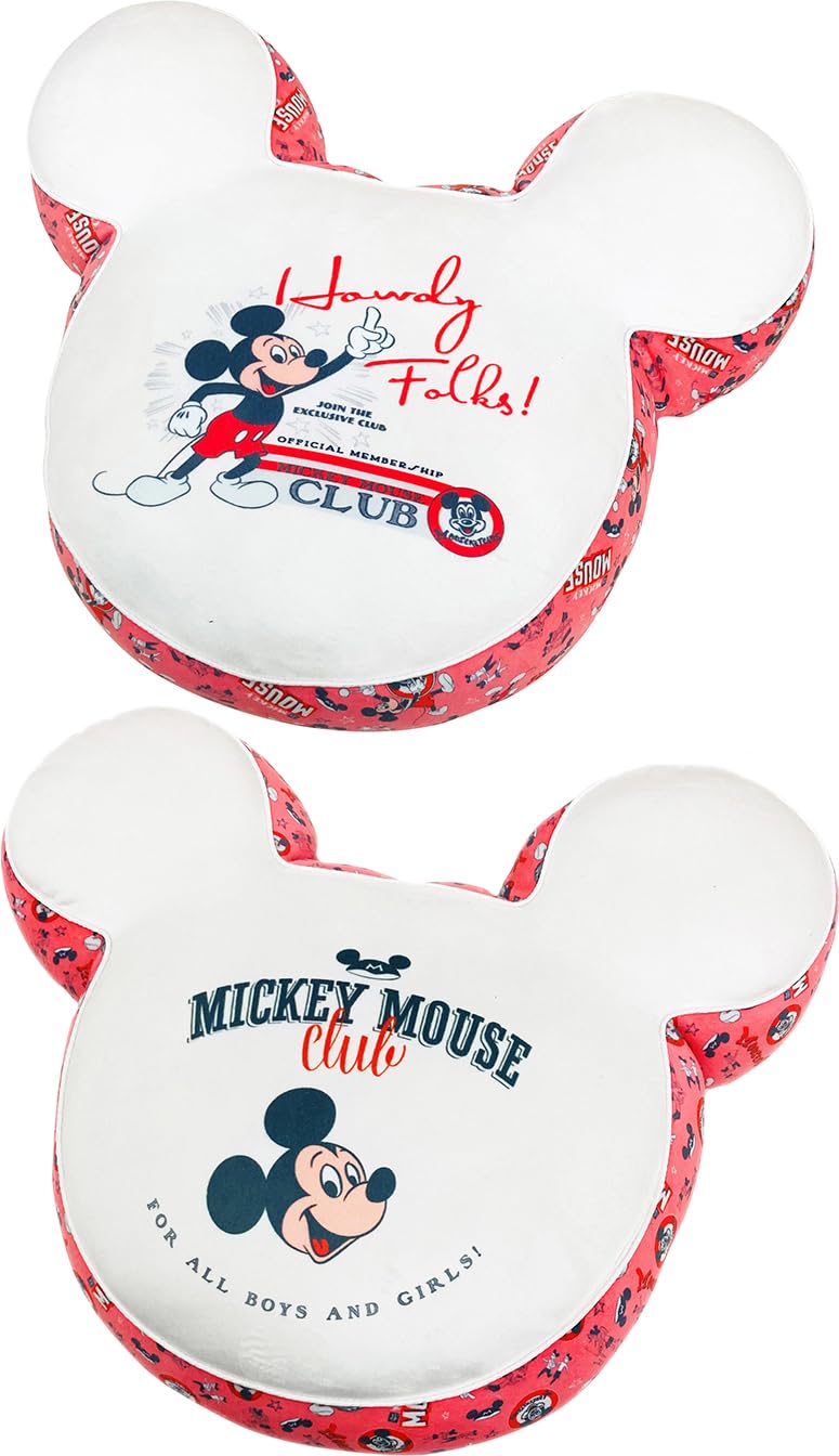 

MORIPiLO Morishita Disney Mickey Mouse Body Pillow 45x40cm Sofa Backrest Pillow Plush Cushion Character Goods Disney 100th Anniversary Red 4621126