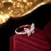 Lava Butterfly Ring Women'S Fashion Niche Design High Sense Personality Temperament Opening Adjustable Ring Hand Jewelry Quality