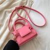 Women's Fashion Korean Sweet Sweet Sweet Sweet Color Shoulder Bag Messenger Ladies All-match Casual Mini Lipstick Square Bag