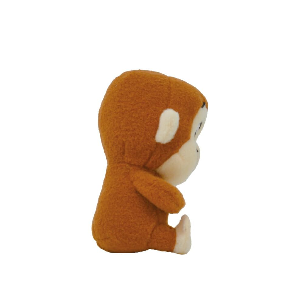 Curious George TOY STYLE Wool-Like Plush Toy, 18cm Mini Size, Office Decor, 11874