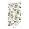 Watercolor Leaves and Flowers Wallpaper for Living Room and Bedroom 50x1000