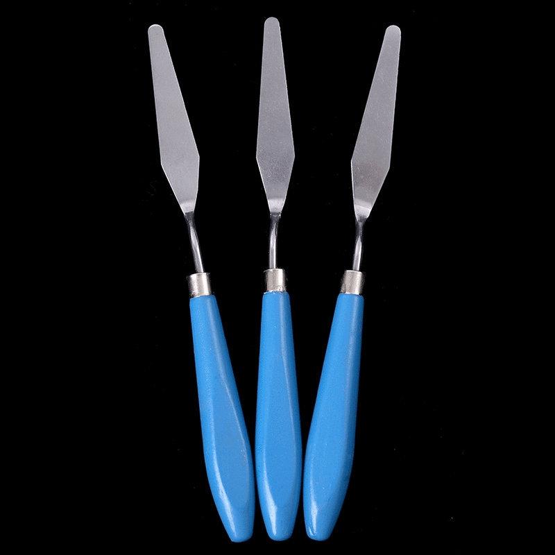 Wooden Handle Stainless Steel Oil Painting Palette Knife