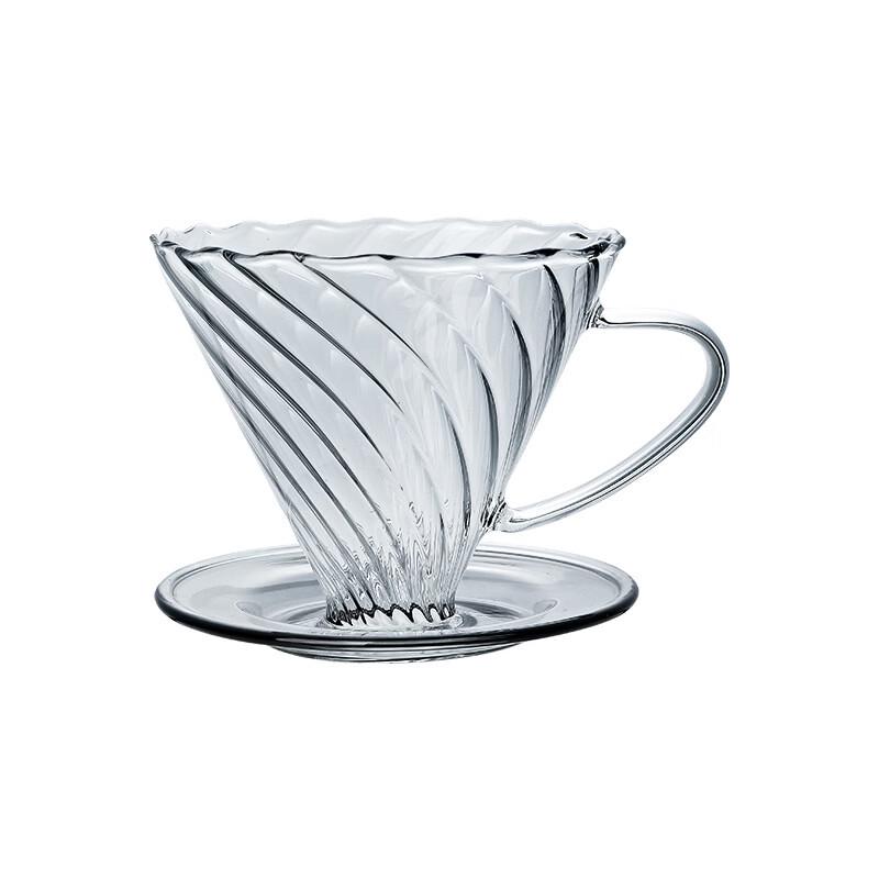 Shangqi Glass Dazzle Pattern Coffee Filter Cup