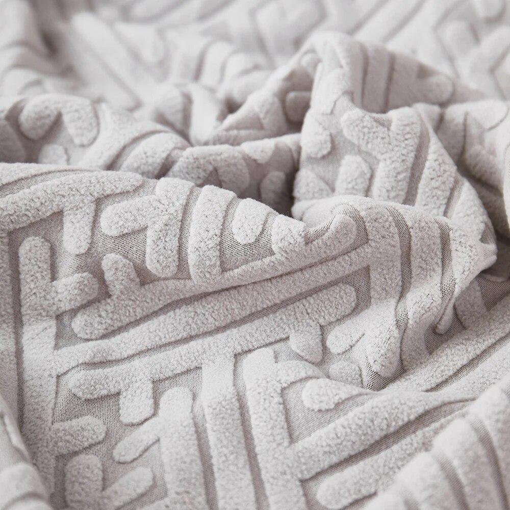 Jacquard Sofa Seat Cushion Cover Elastic Adjustable Skirted Slipcover Sofa Cover Sofa Slipcover Furniture Protector for Pets Kid