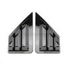 Pair Quarter Side Window Louver Cover For Toyota C-HR CHR 2018- Glossy Black