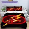 3pcs Flash Superhero Cover Set, Bedding Set, Soft Comfortable Duvet Cover, For Bedroom, Guest Room (1*Duvet Cover + 2*Pillowcases, Without C