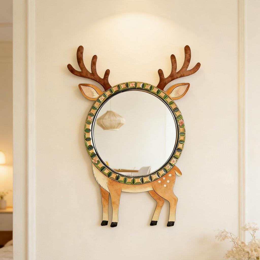 Mirror (30 Cm), Retro Hanging for Kitchen And Bedroom