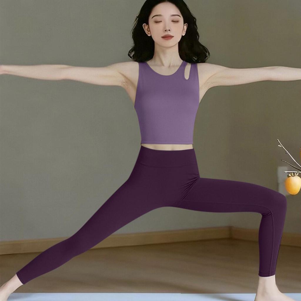 Stylish New Yoga Top & Pilates Set: Outdoor-Ready Fitness Vest for Women