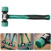 Lightweight Rubber Hammer Tool with Comfortable Grip Handle Ergonomic for Floor Tile Tapping Installation &User Friendly