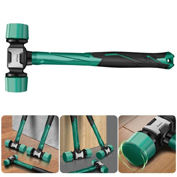 Lightweight Rubber Hammer Tool with Comfortable Grip Handle Ergonomic for Floor Tile Tapping Installation &User Friendly
