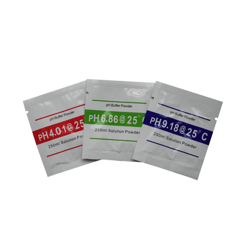 pH Calibration Powder Set: pH 9.18, 6.86, and 4.01 Standards for Electrodes