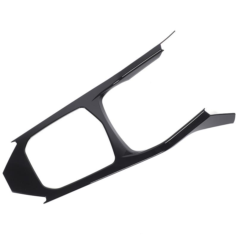 

ABS Carbon Fiber Car Centre Console Gear Shift Panel Frame Cover Trim For BMW 1 2 Series F40 F44 2020-2025 Interior Accessories чорний