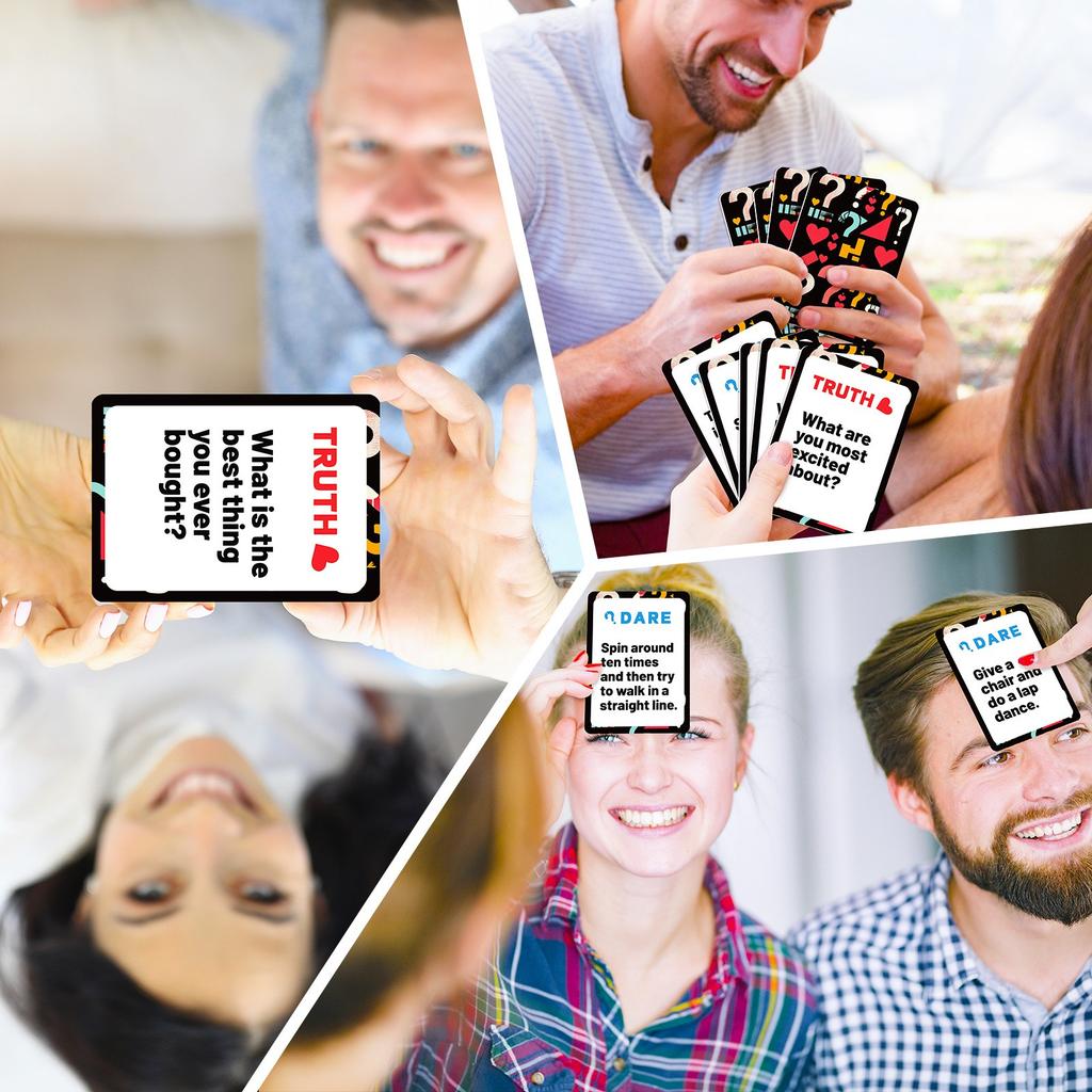 50 Couple Cards, Warm Up Friend Interactive Game Cards
