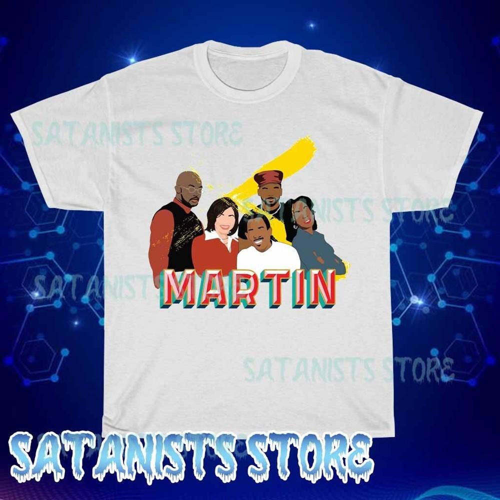 

New Martin TV Show Men s White T-shirt Funny Size S to 5XL S