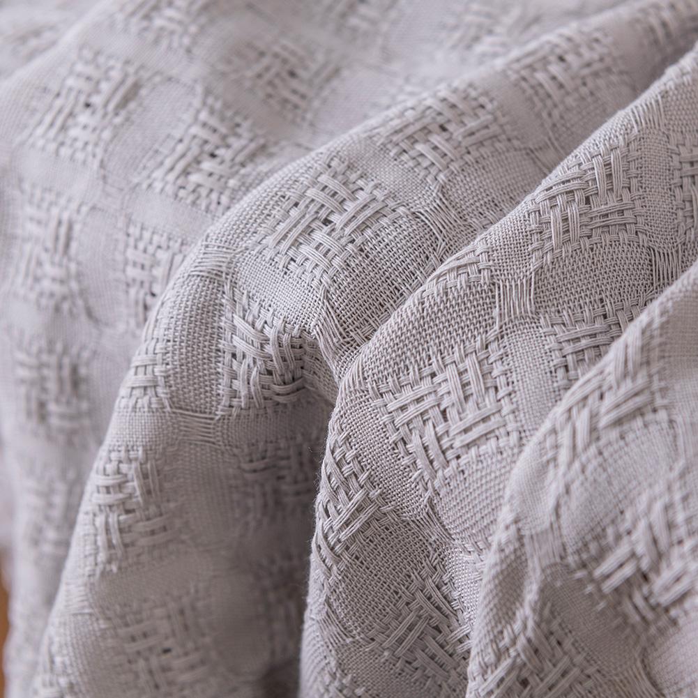 

1 шт LOZUJOJU классическая современная тюль занавеска для гостиной роскошный элегантный текстиль занавеска ткань прозрачные занавески 300x260cm серый