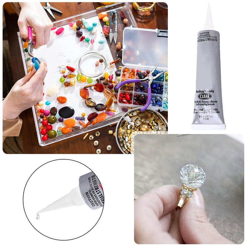 Liquid E6000 Clear Glue DIY Craft Rhinestones Crystal Diamond Painting Jewelry Making Strong Adhesive Glue For Handmade Jewelry