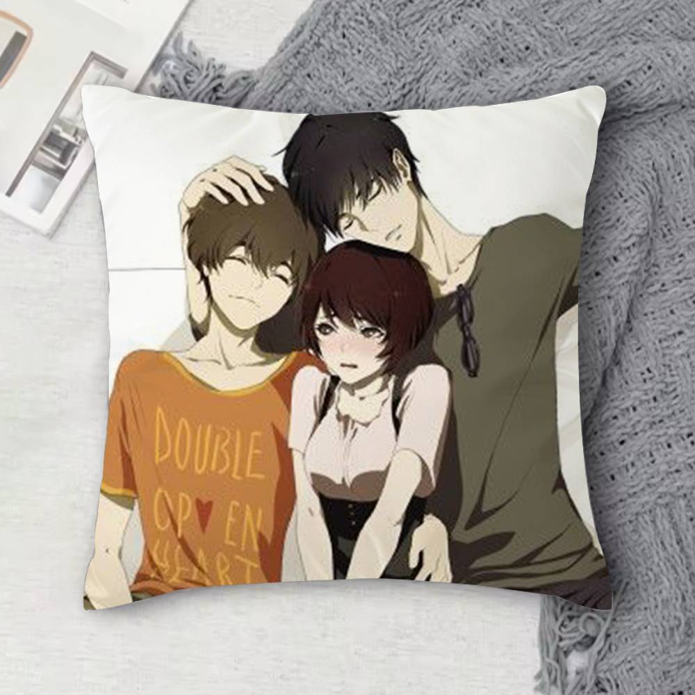 T-Terror In Resonance Double-Sided Printed Square Decorative Cushion Cover For Sofa Living Room Home Decor