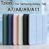 Pouzdro na tablet pro Samsung Galaxy Tab A7 Lite A8 A9+ A11+ 8.7 10.5 11 T220 T500 T505 X110 X210 X130 X230 Magnetický flipový stojánek Kryt