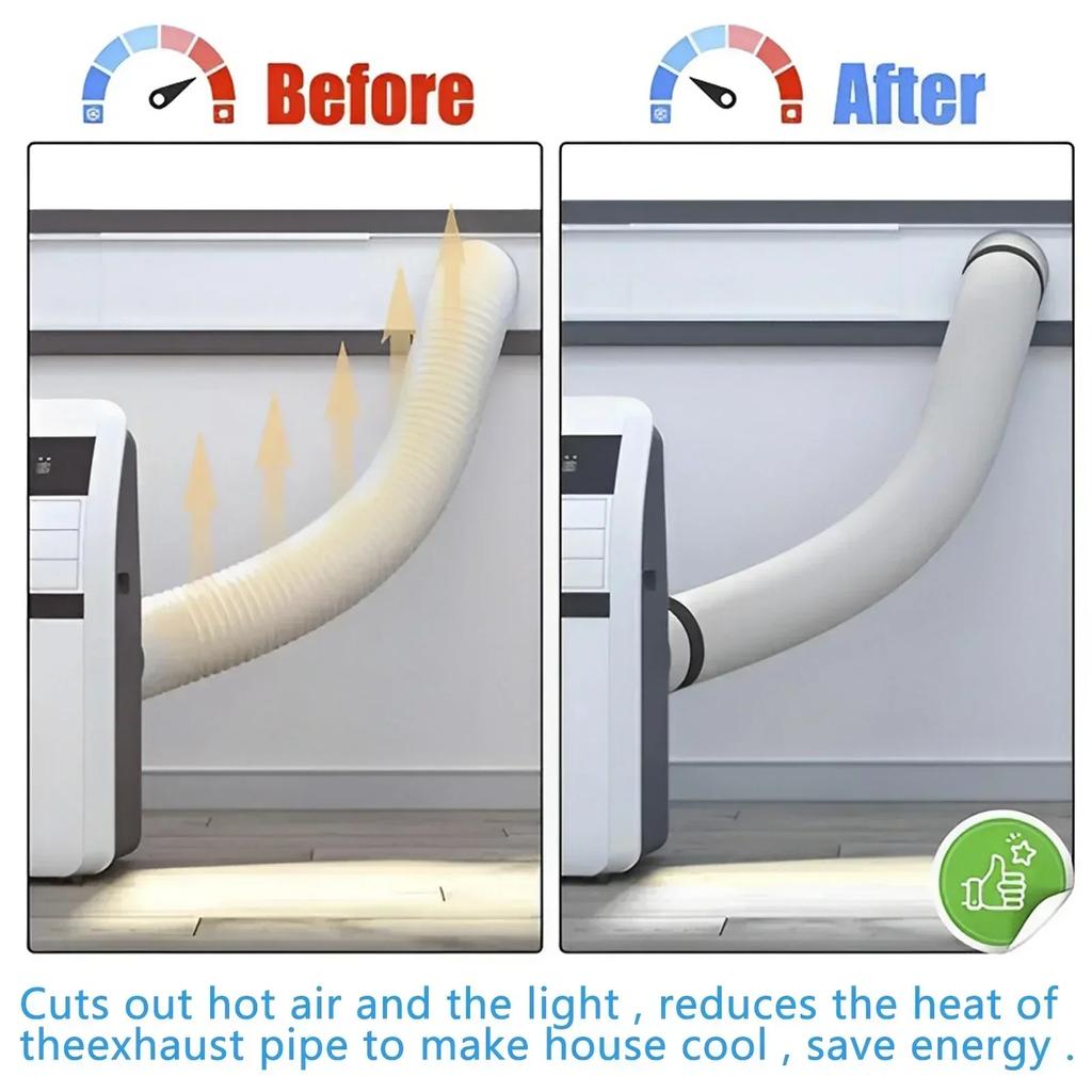 Quality Universal Air Conditioner Hose Cover Exhaust Pipe Protection Cover Waterproof Dustproof Heat Insulation Wrap Portable