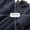Tucano Men's Thickened Winter Padded Coat with Removable Hood