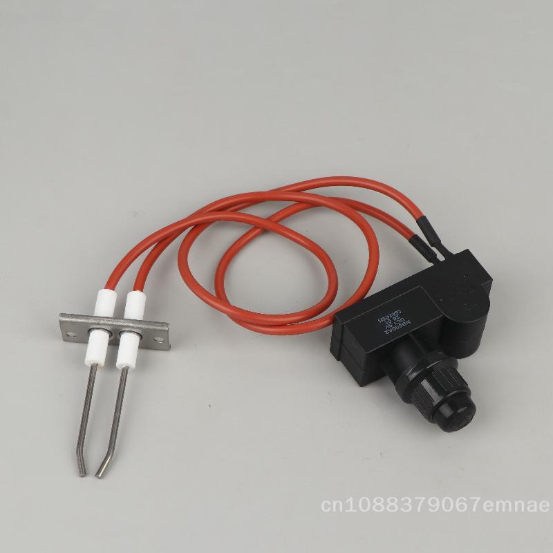 [ZYAS]Universal Pulse Electronic Igniter Needle Button Kit Double Ignition For Char-Broil BBQ Grill Water Gas Heater
