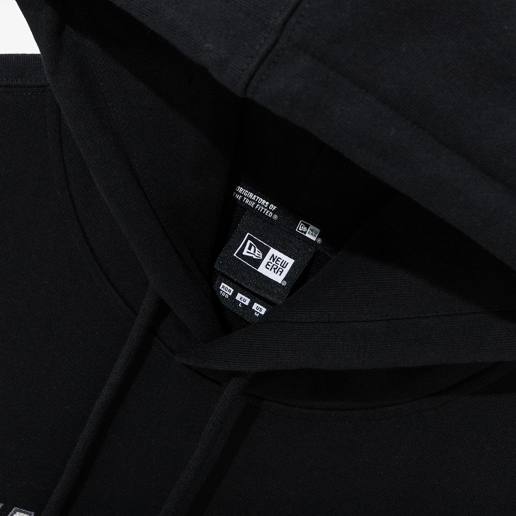 New Era MLB Letter Logo Embroidered Hooded Long Sleeve Pullover American Sweatshirt Unisex sweatshirt Black 14397988