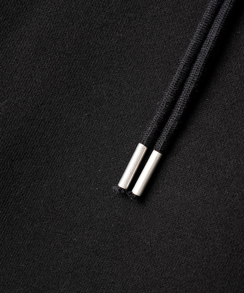 Plain Essential Hood Black Kjhd2674
