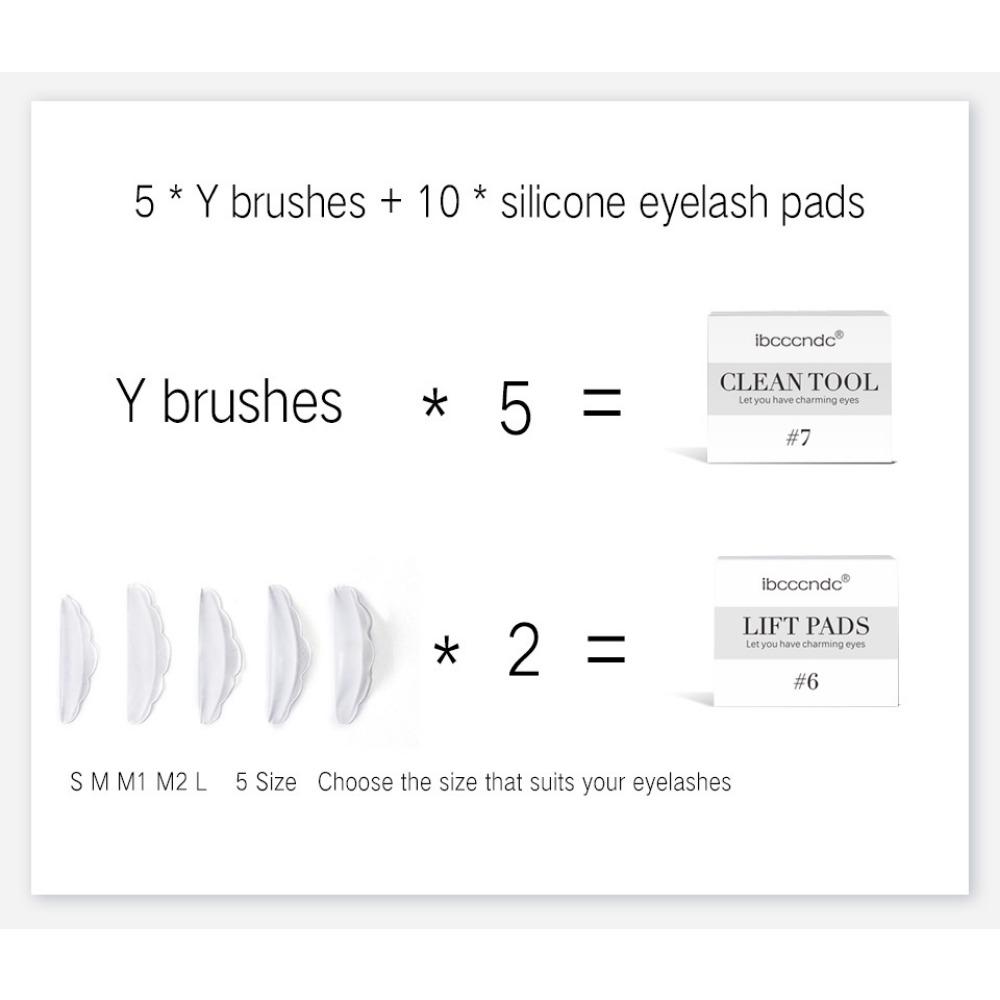 Ibcccndc Boil Eyelashes Set Simple Hot Angle Protein Lift Suit