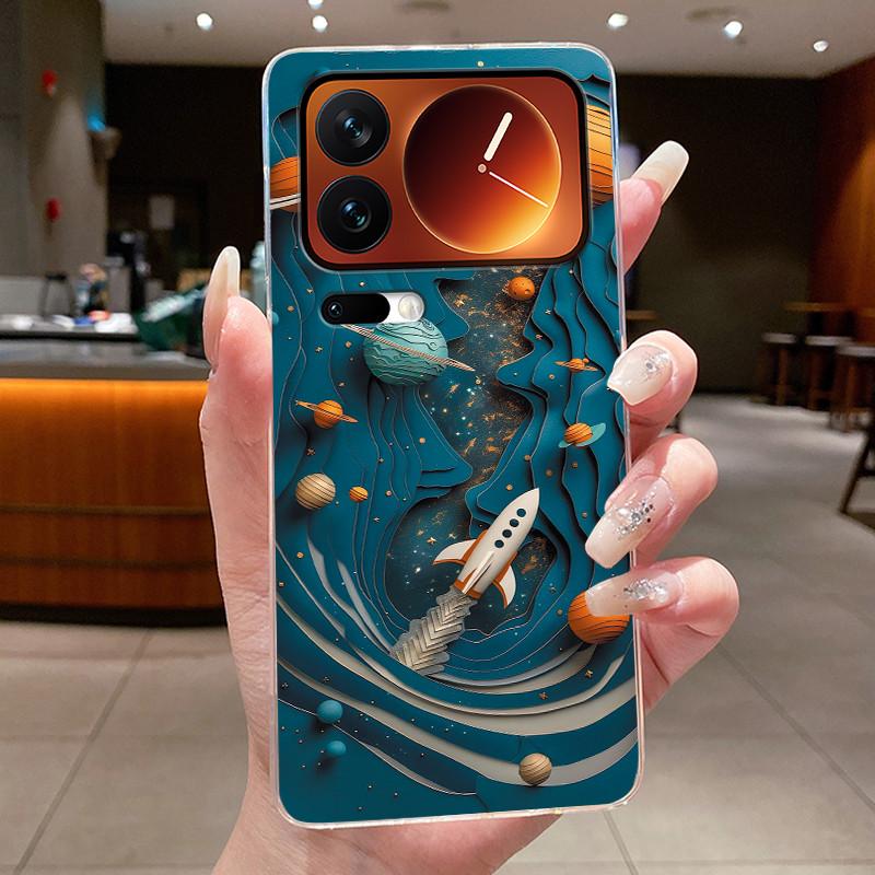 Casing For Xiaomi 17 Pro Max Mi 17 Pro Mi17 17Pro Phone Case Luxury Fashion Butterfly Flower Clear Soft TPU Silicone Back Cover