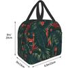 Hawaiian Hibiscus Flower Lunch Bag For Women Men Kids Lunch Box Insulated Lunch Container Tote Bag for Office Work School Picnic