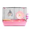 14*12cm Durable Pet Canvas Hanging Bed Hammock For Rat Hamster Squirrel Parrot(Gray Rabbit)