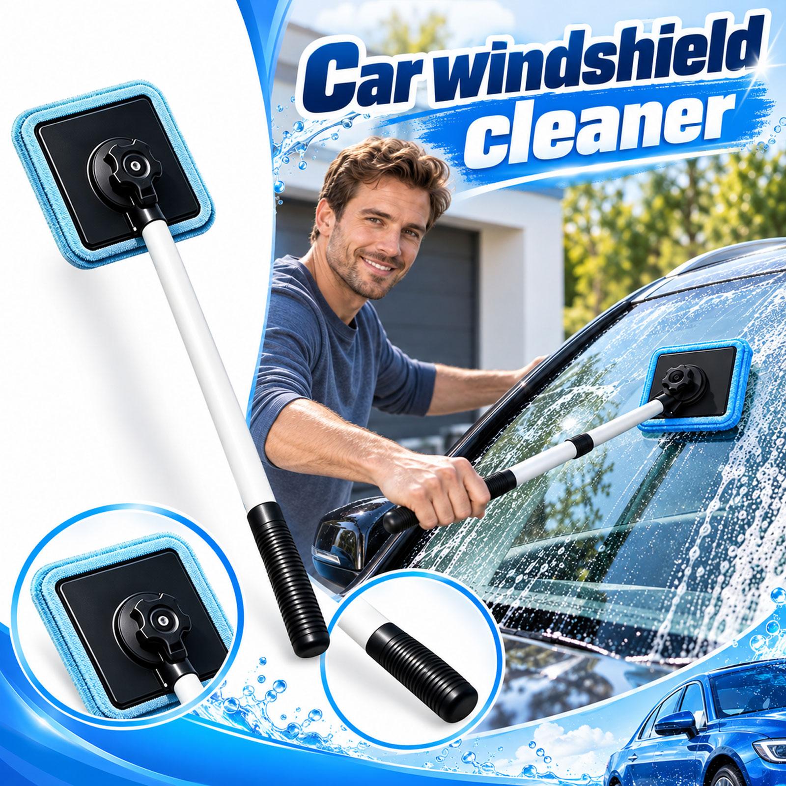 Magnetic Windshield Cleaner, Double-Sided Car Window