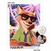 Pearl Painting DIY Zootopia Nickelodeon Party King Pearl Art Painting Pearl Gem Painting, Home Wall Decoration Crafts